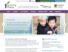 Tablet Screenshot of growingplacesnh.org